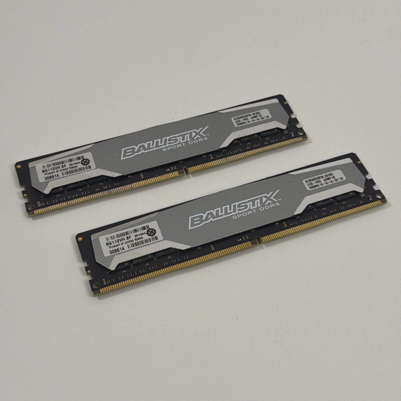 Micron Ballistix Sport 16GB (2x8GB) 2400 MHz 16-16-16-39 1.2v