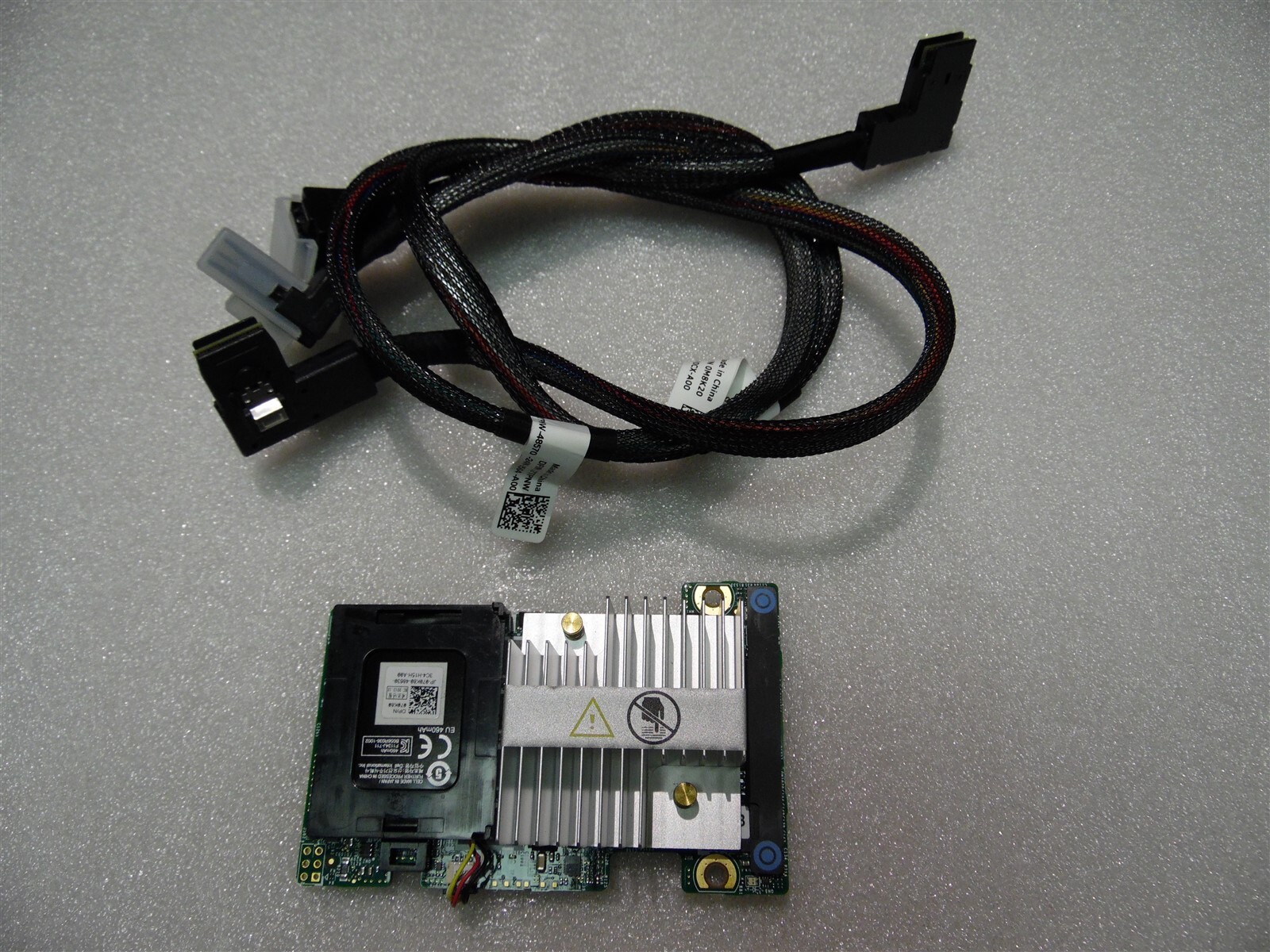 H710 MCR5X 5CT6D FRH64 RAID BATTERY & CABLES DELL POWEREDGE SERVER R320 R420 8B