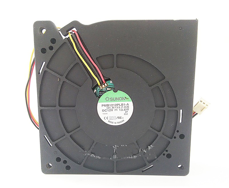 For SUNON PMB1212PLB1-A 120*120*32MM 12V 13.6W 12CM 3-wire Blower Cooling Fan