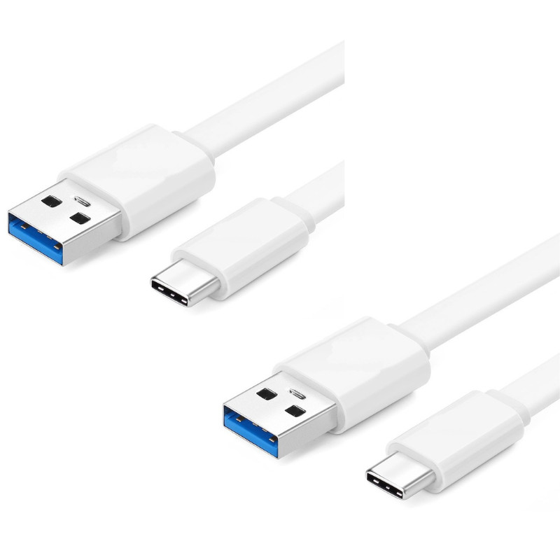 2 Pack 4ft USB C to A Cable Fast Charge Data Sync USB 3.1 Gen 1 Cord Set
