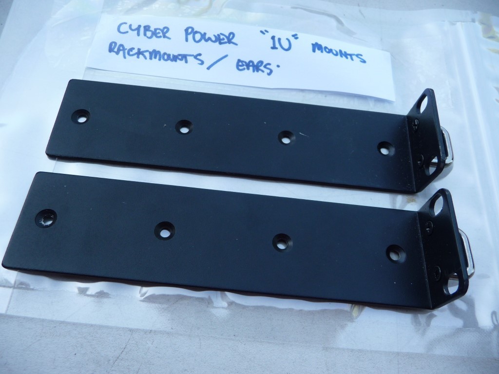 AU SELLER CYBERPOWER 1U RACK MOUNT EAR SET - PLEASE CHECK PHOTOS.