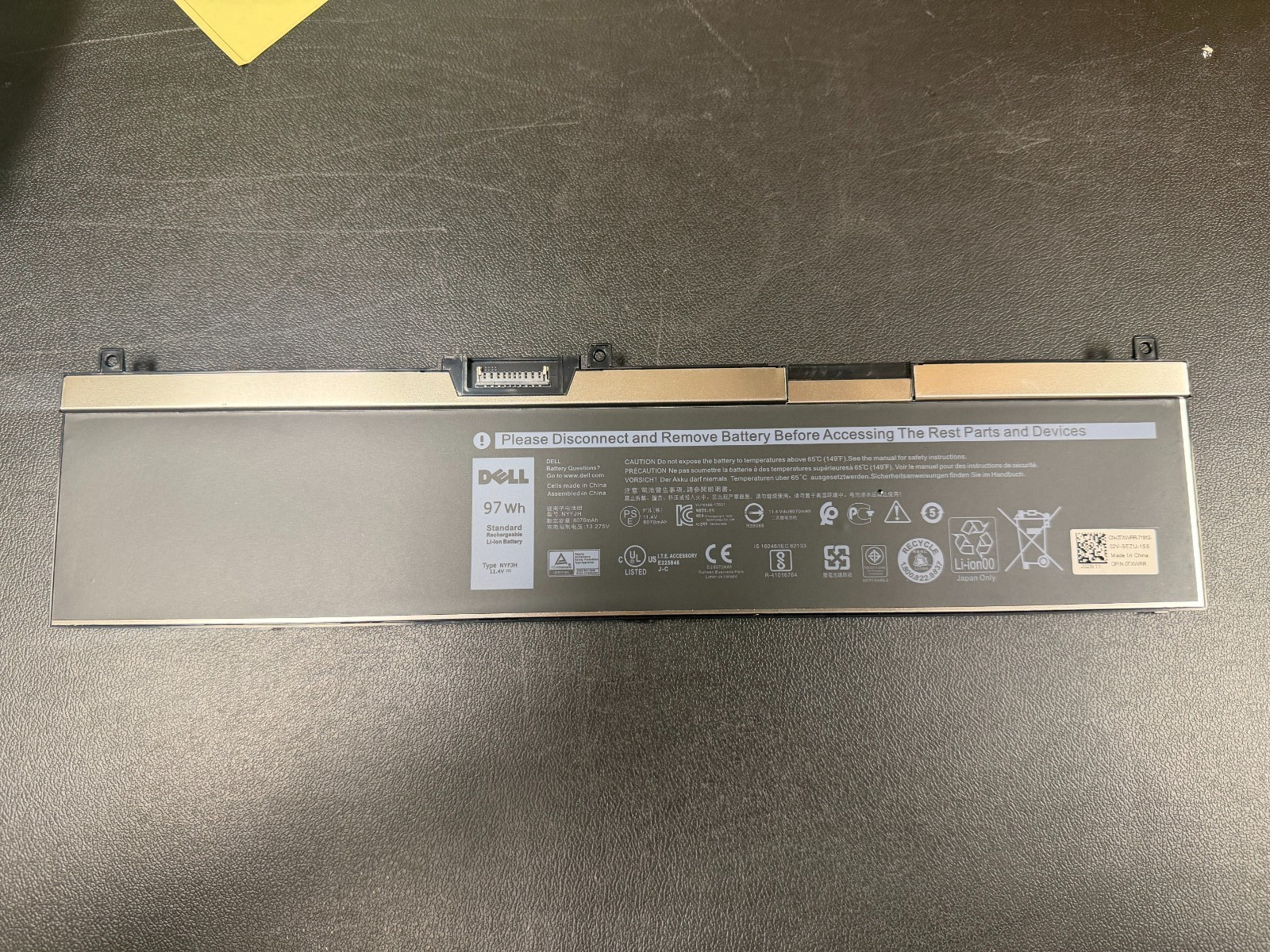 Genuine NYFJH Battery ForPrecision 7330 7530 7540 7730 7740 P74F P34E Series97Wh
