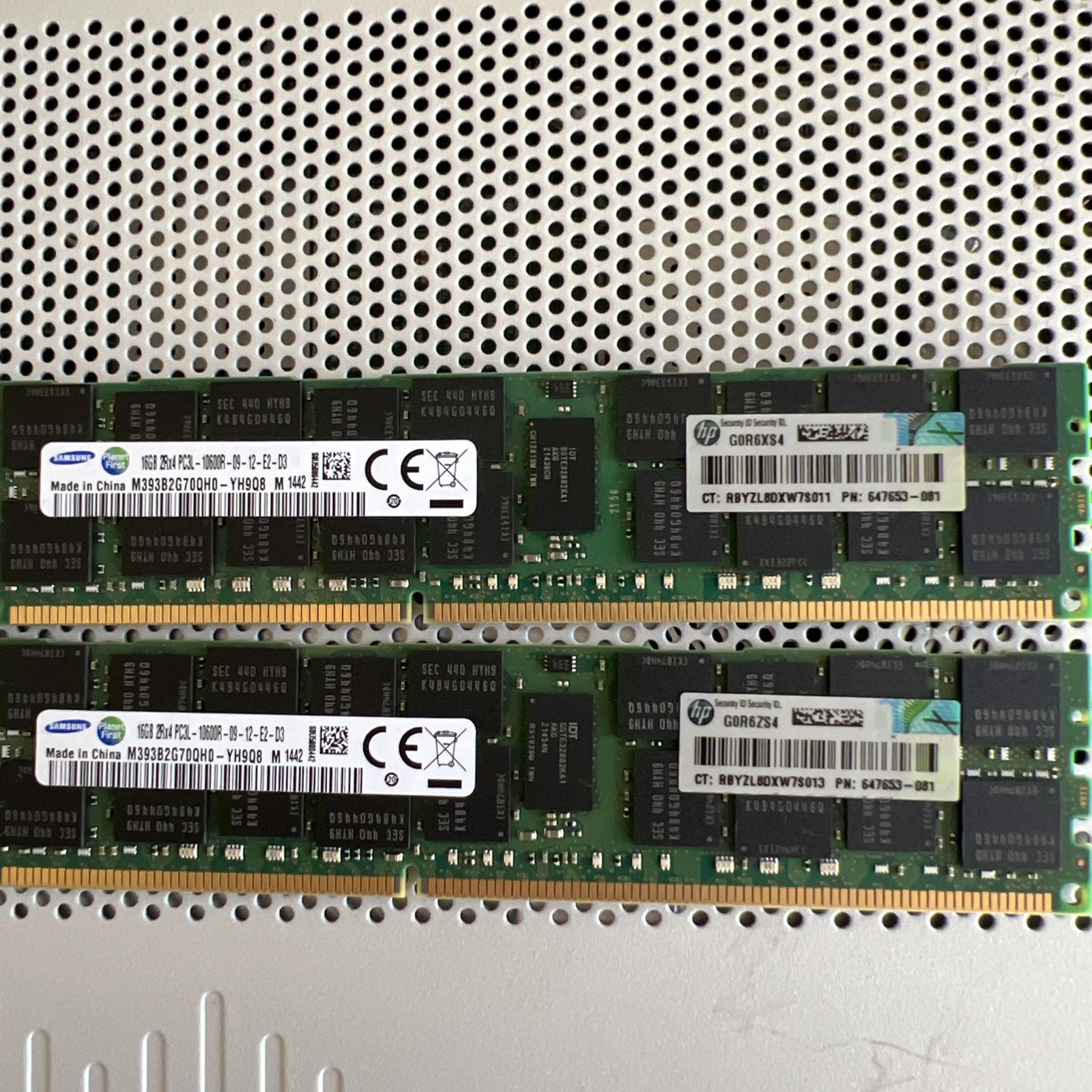32GB (2x16GB) SAMSUNG | MICRON DDR3 PC3L-10600R ECC Server RAM 100+ Available