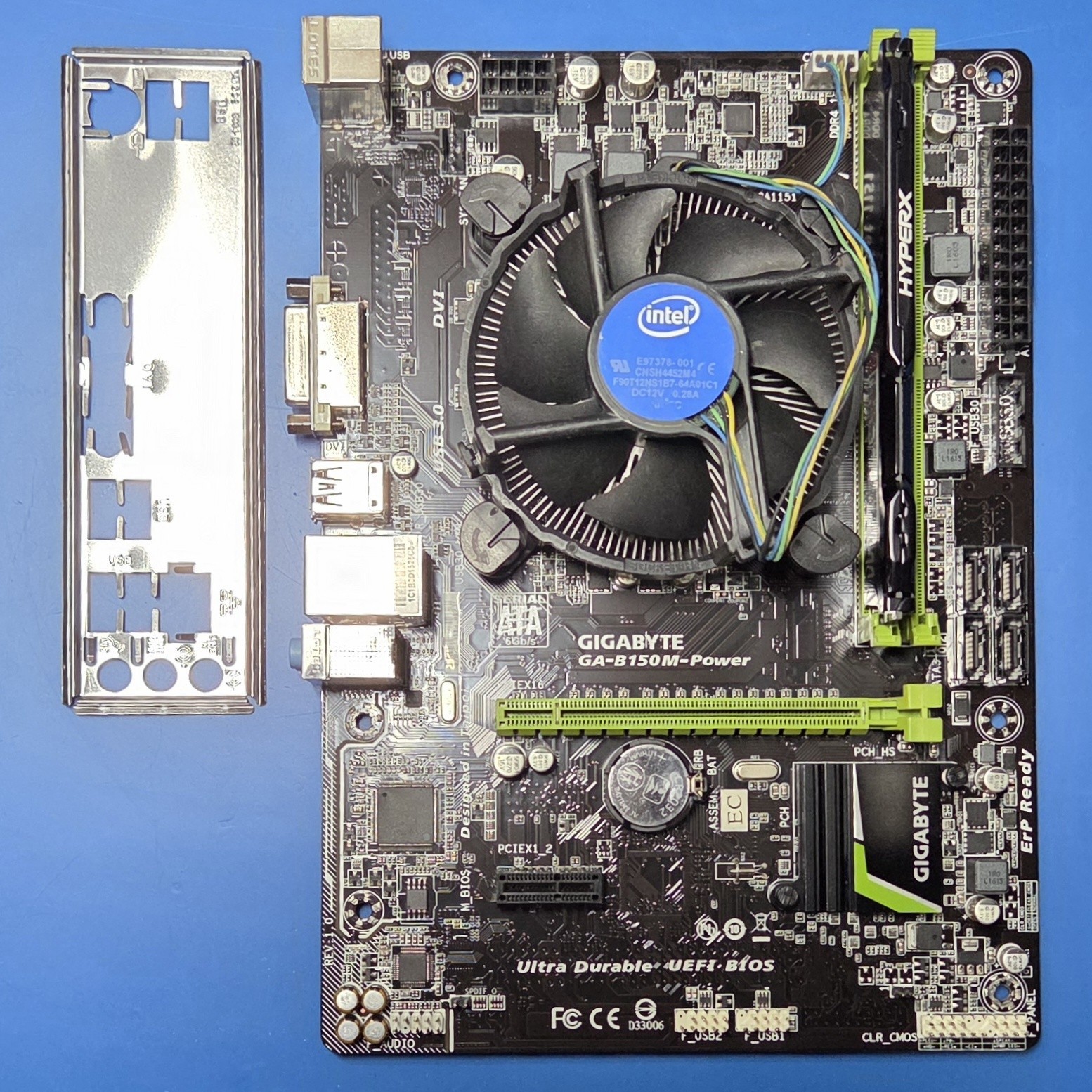 (Bundle) GIGABYTE GA-B150M-POWER MOBO, i5-6500, 8GB PC4 2133 RAM, CPU COOLER