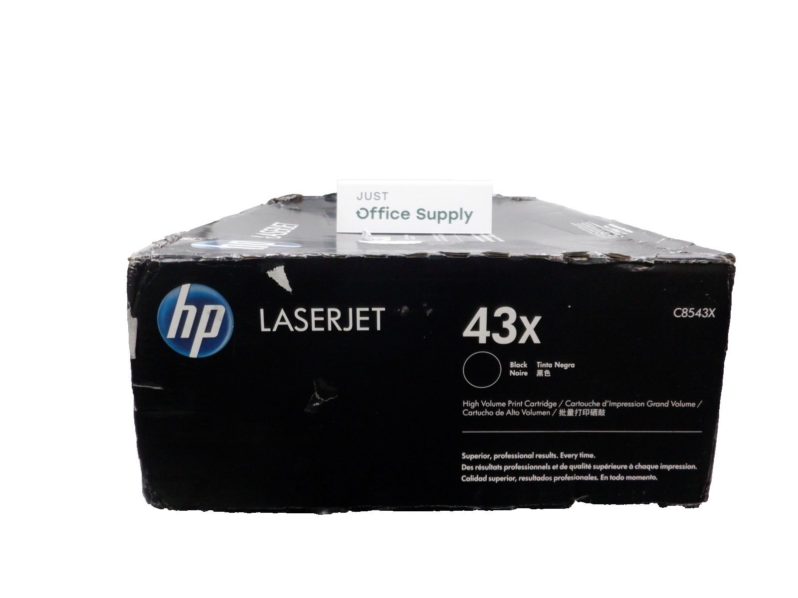 Genuine HP 43X Black C8543X High Volume Printing Cartridge F. Shipping DD