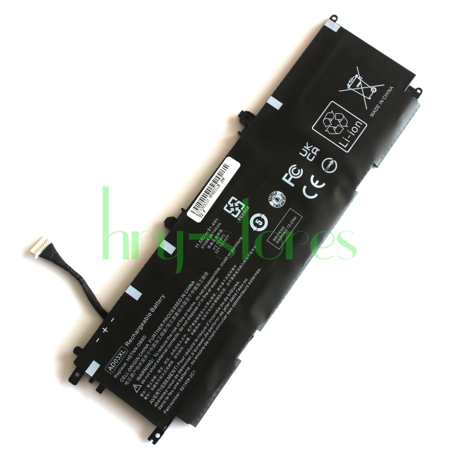 New AD03XL Battery for Envy 13-ad016TX 13-ad020TX HSTNN-DB8D 921409-2C1 TPN-I128