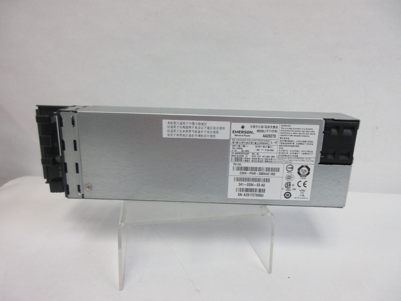 Emerson Network Power AA26270 C3KX-PWR-350WAC V03 350W Power Supply