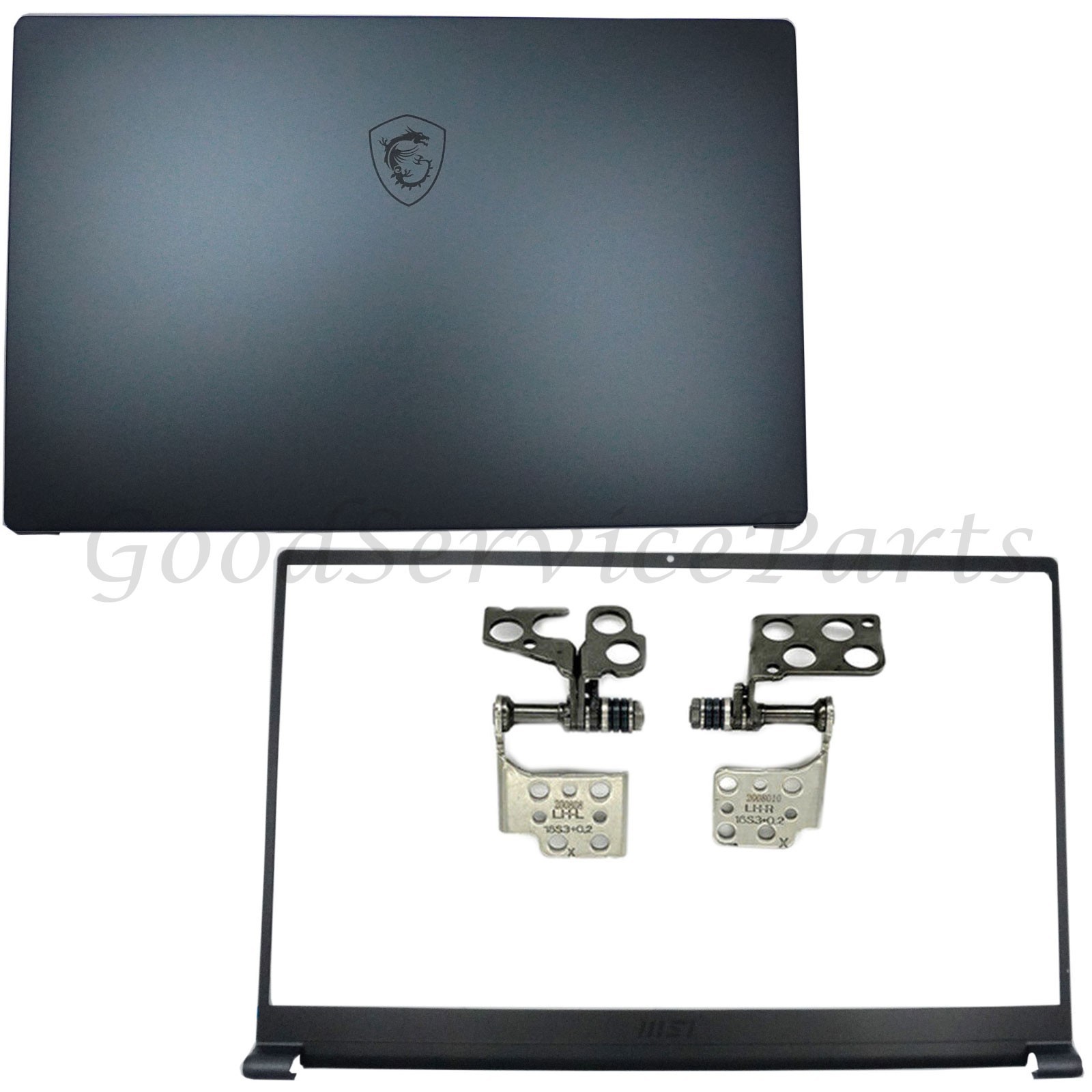New MSI PS63 MS-16S1 8RD 8SC 8M 8MO 15.6" Lcd Back Cover Bezel Hinges Black US