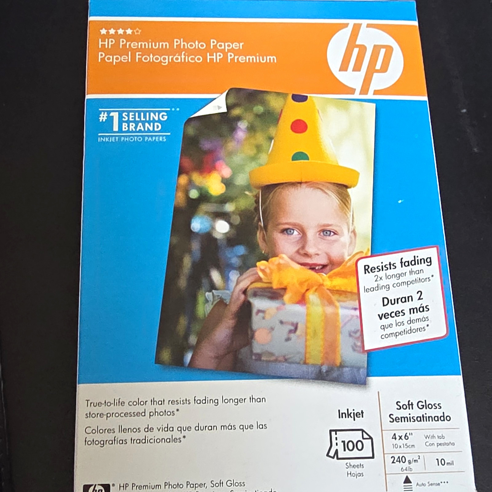 HP Premium Photo Paper Soft Gloss 4x6 White 240 g/m² Inkjet Q6563A
