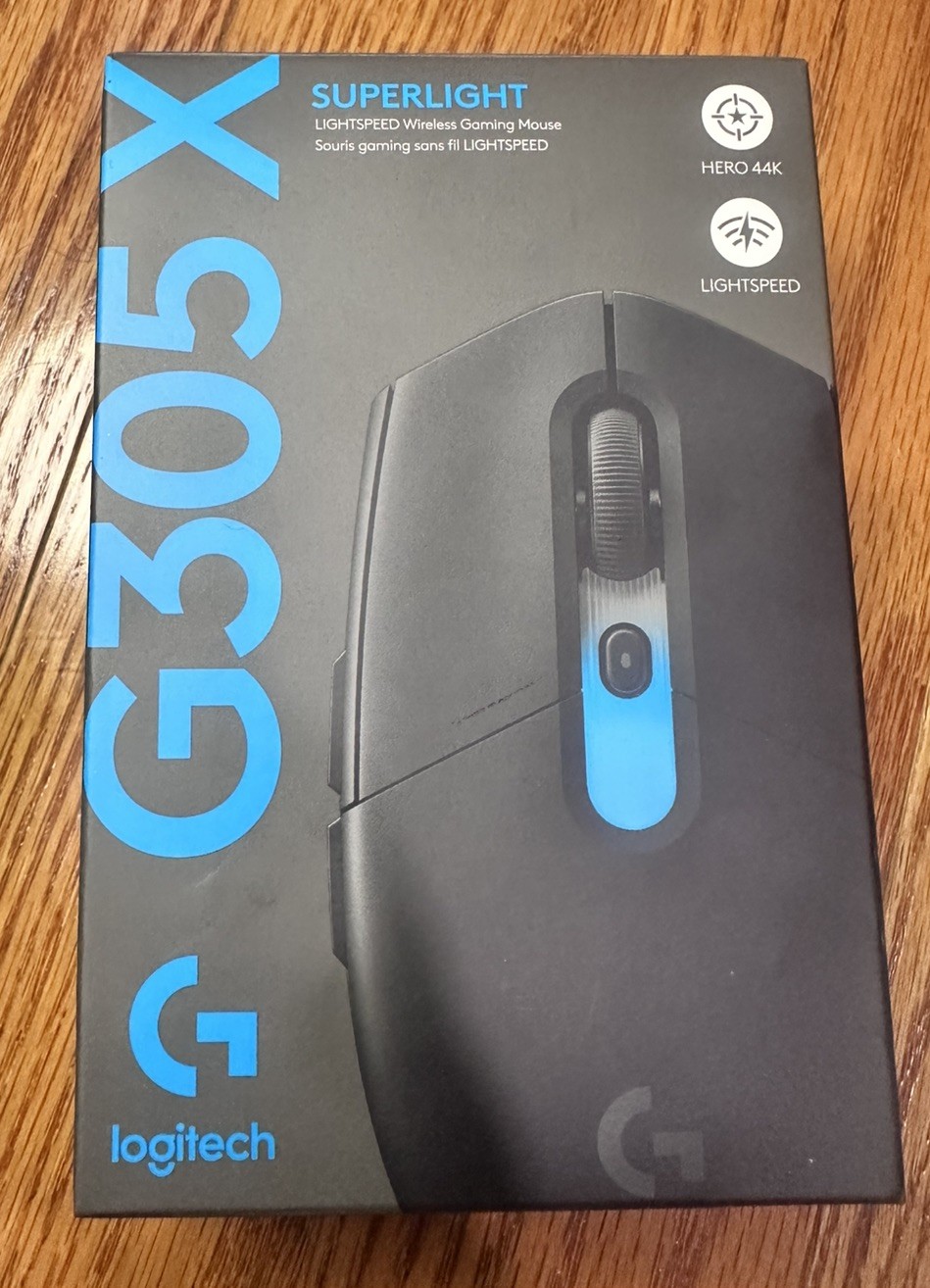 Brand New Sealed Logitech G305 X SUPERLIGHT Wireless Gaming Mouse Black
