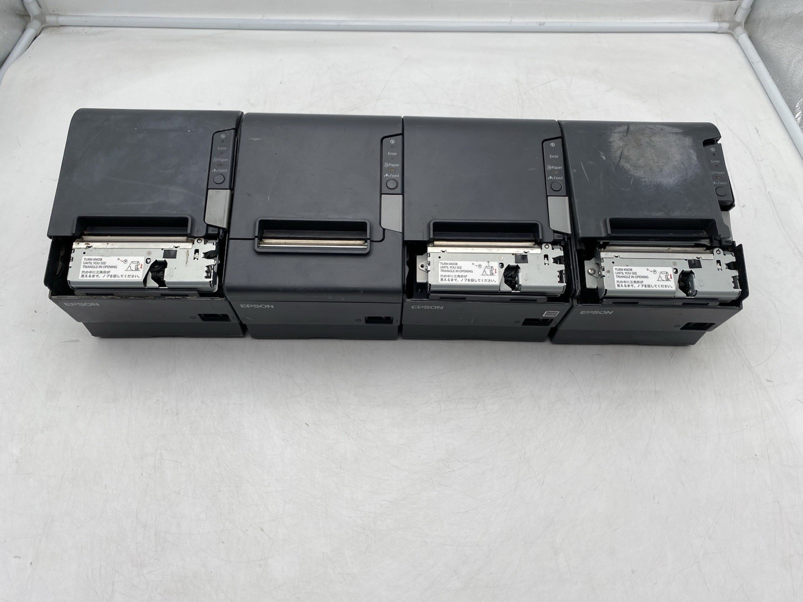 Lot of 4 Epson TM-T88V Thermal POS Receipt Printer Model M244A