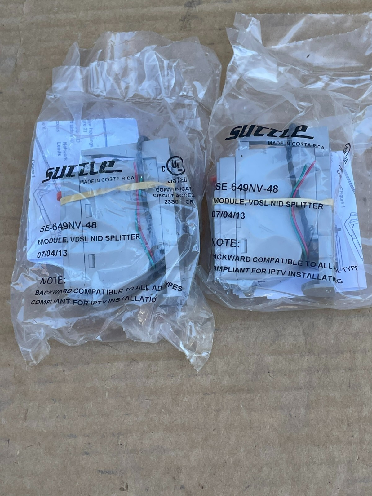 Suttle 649NV-48, VDSL NID Splitter 649NV-48 (Lot of 2)