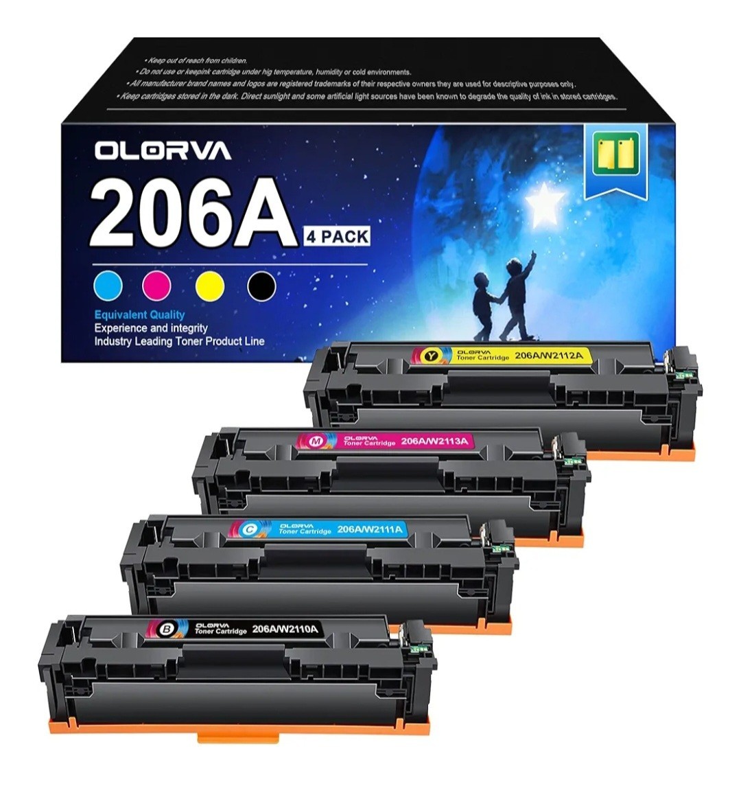E-Z Ink Repuesto compatible con cartuchos de tóner HP 206A,