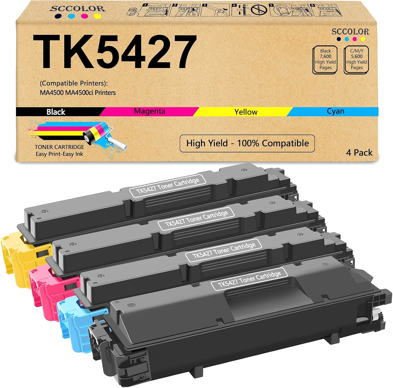 TK5427 TK-5427  Toner Cartridge for Kyocera TASKalfa MA4500 MA4500ci Printers