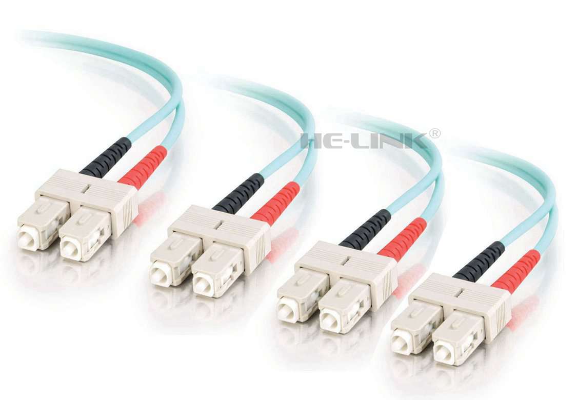 150M SC-SC Outdoor Armored 10G OM3 MM 8 Strands Fiber Optic Cable