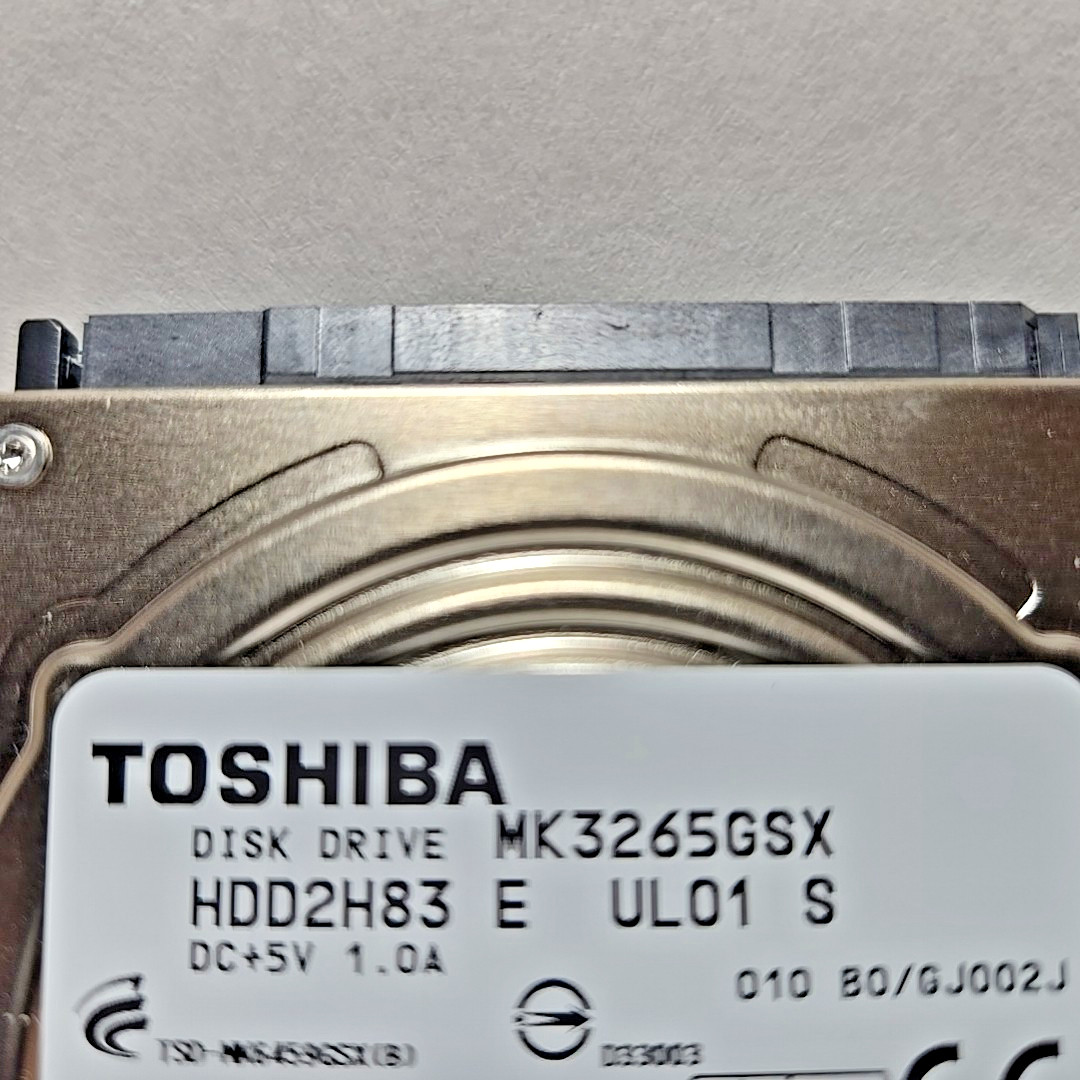 Toshiba MK3265GSX  320GB,Internal,5400RPM,2.5" (HDD2H83) HDD
