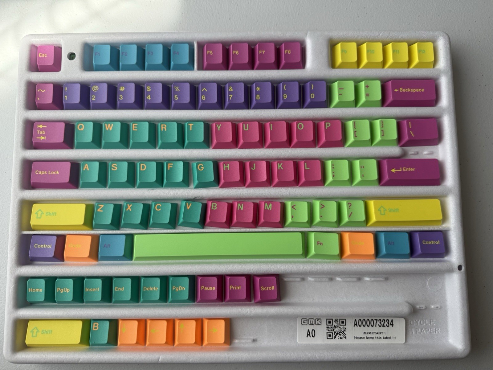 GMK Cyl Windbreaker Keycaps For Mechanical Keyboards Open Box