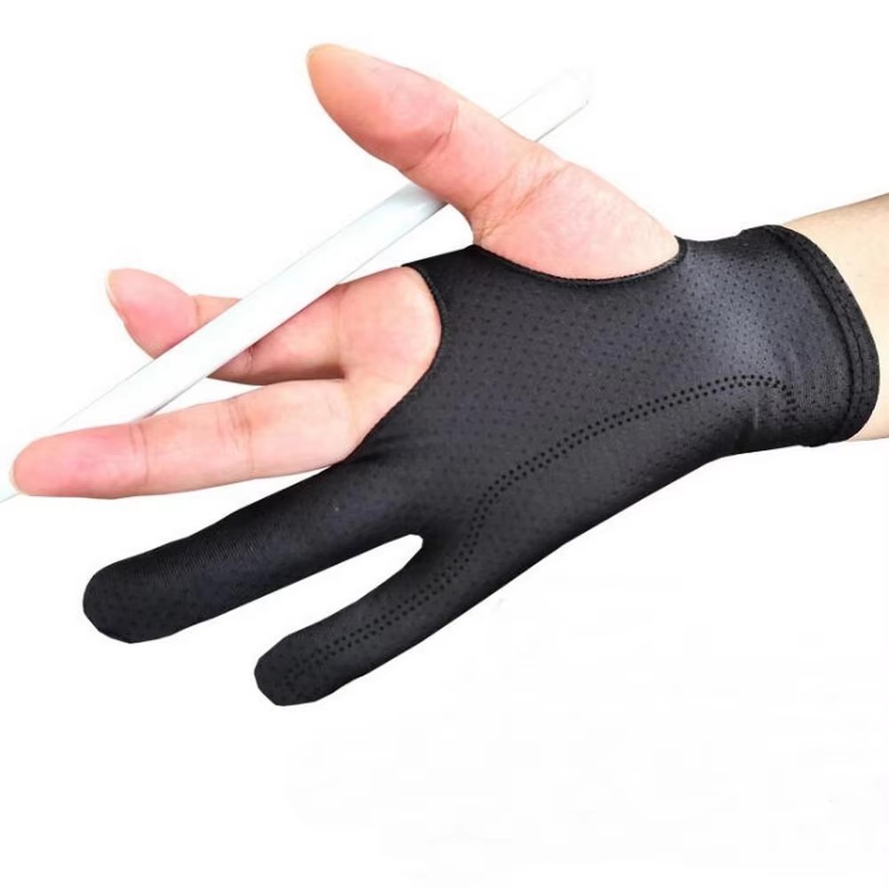 1PC Artist Drawing Glove for Any Graphics Drawing Table 2-finger Anti-Fouling