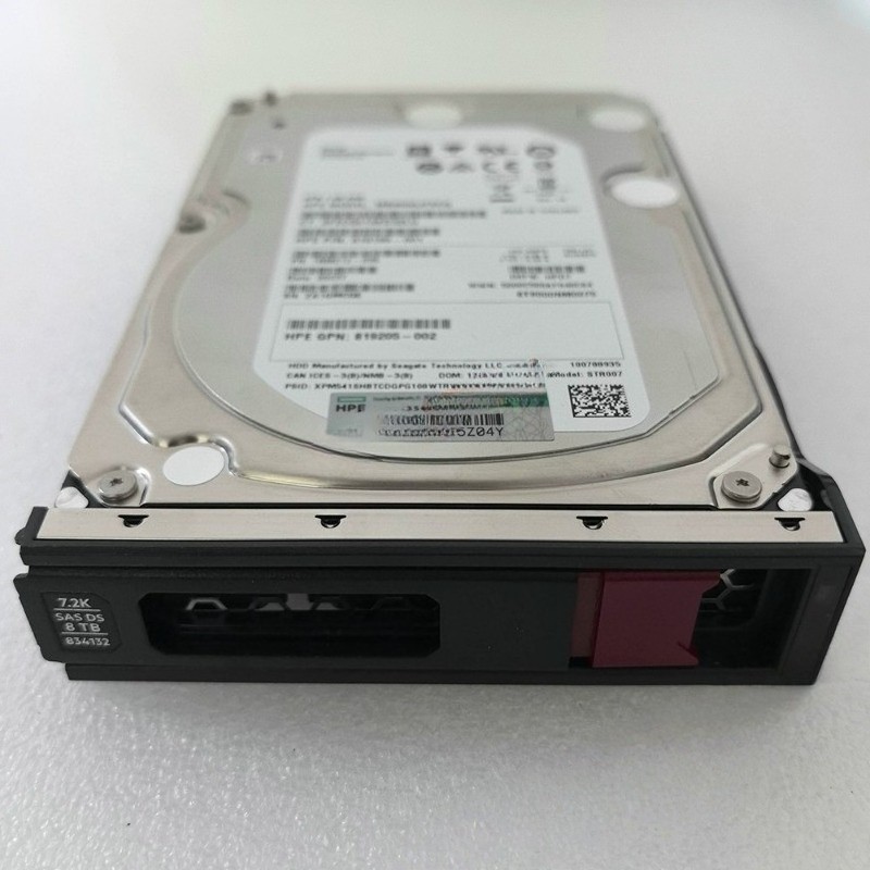 New 834031-B21 HPE 834132-001 8TB 7.2K 12Gb 3.5" LFF LP SAS 512E G10 HARD DRIVE