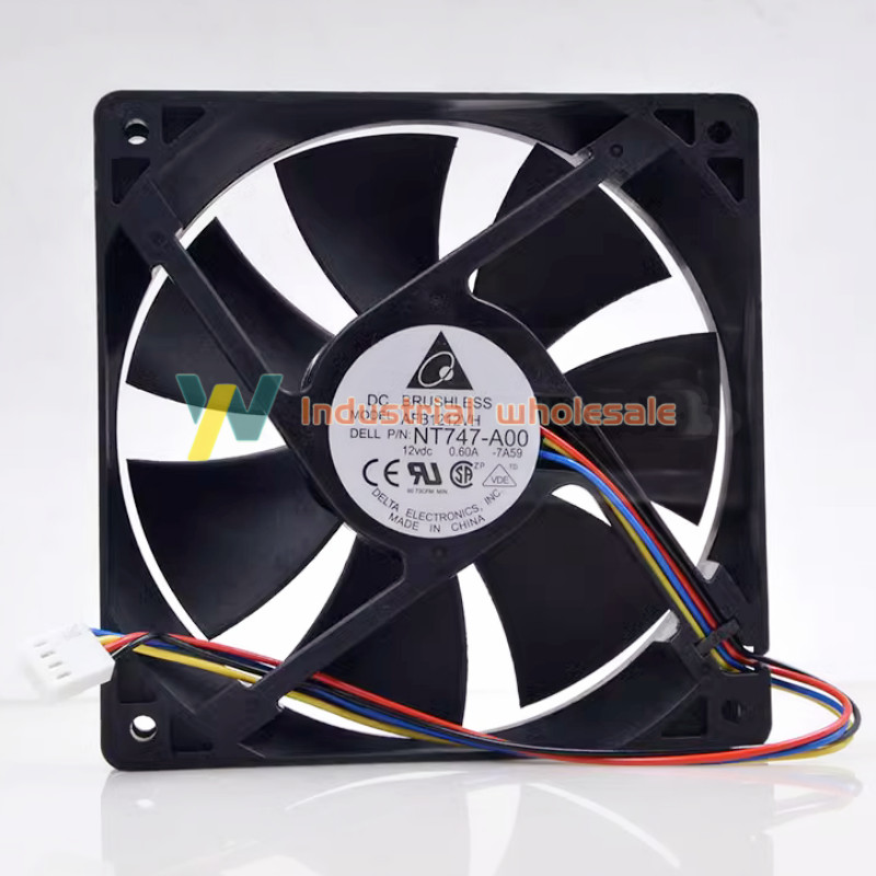 1PC brand new Delta AFB1212VH PWM 12025 12V 0.60A cooling fan 120*120*25mm