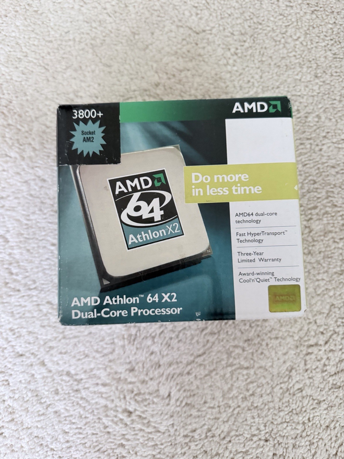 NEW AMD ATHLON 64X2 Dual-Core Processor ADA3800CU Z216793K60336