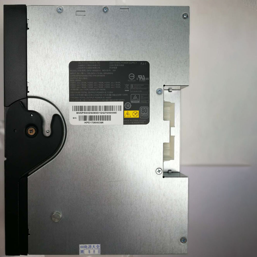 DPS-1400EB A 54Y8978 Power Supply 1400W For Lenovo ThinkStation P920 Workstation