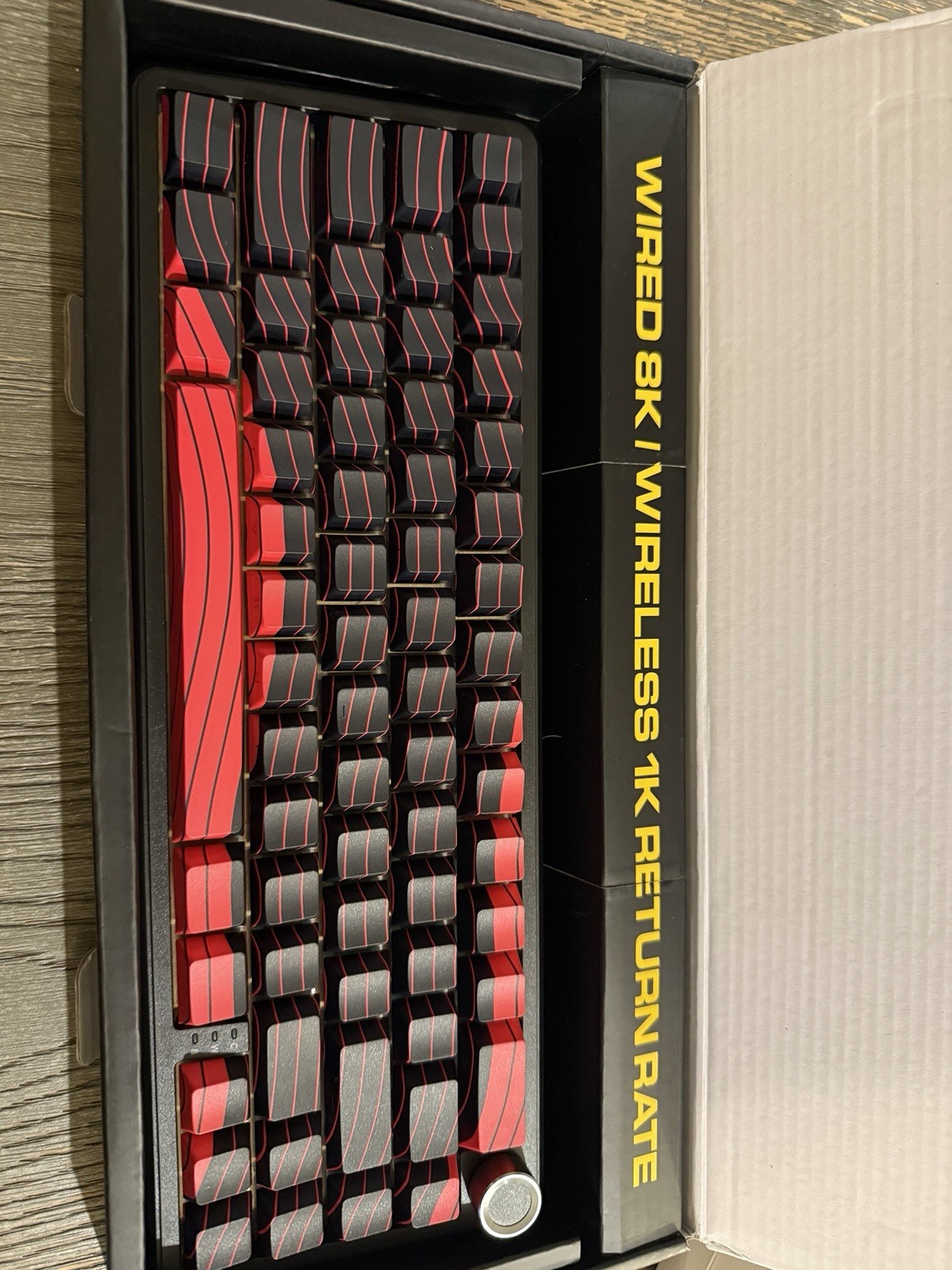 Attack Shark X65PRO HE Keyboard & X11 Gaming Mouse Combo Hall Effect Black Red