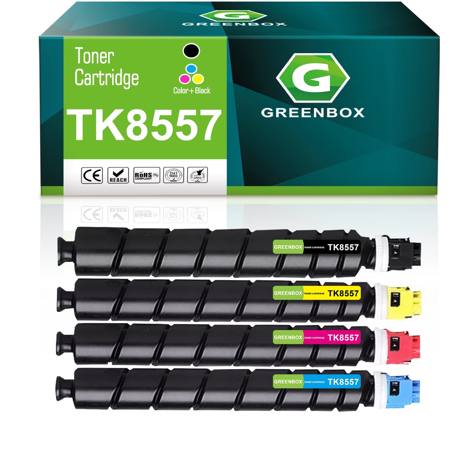 GREENBOX TK-8557 TK8557 Black Cyan Yellow Magenta, Magenta