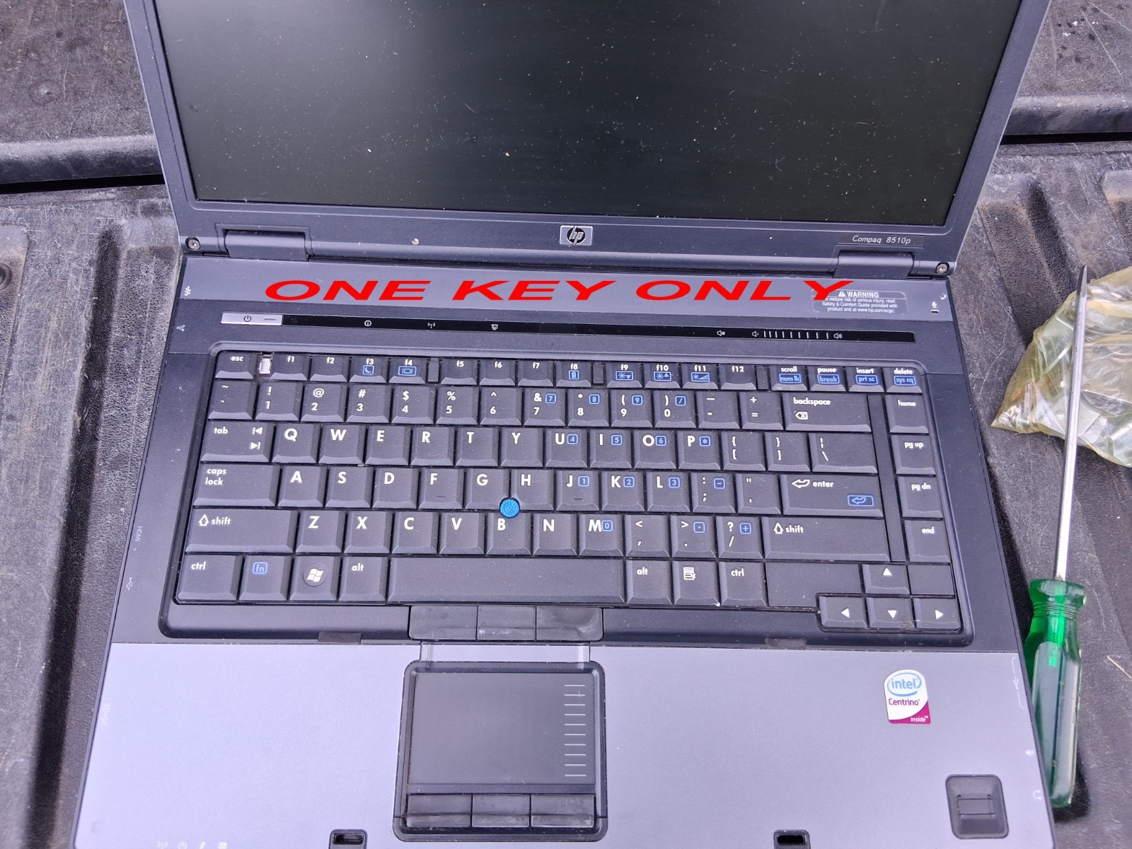 1  Key for keyboard HP Compaq 8510p