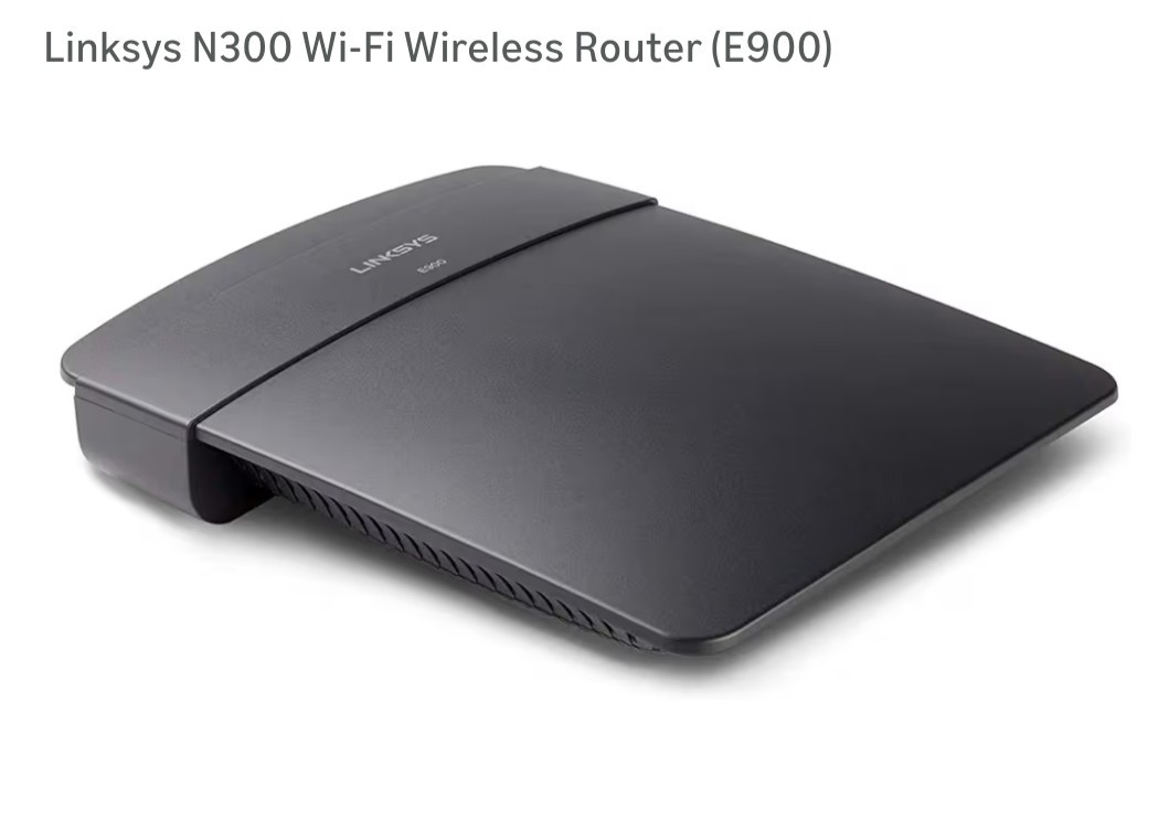 Linksys E900 300 Mbps 4-Port 10/100 Wireless N Router (E900-NP)