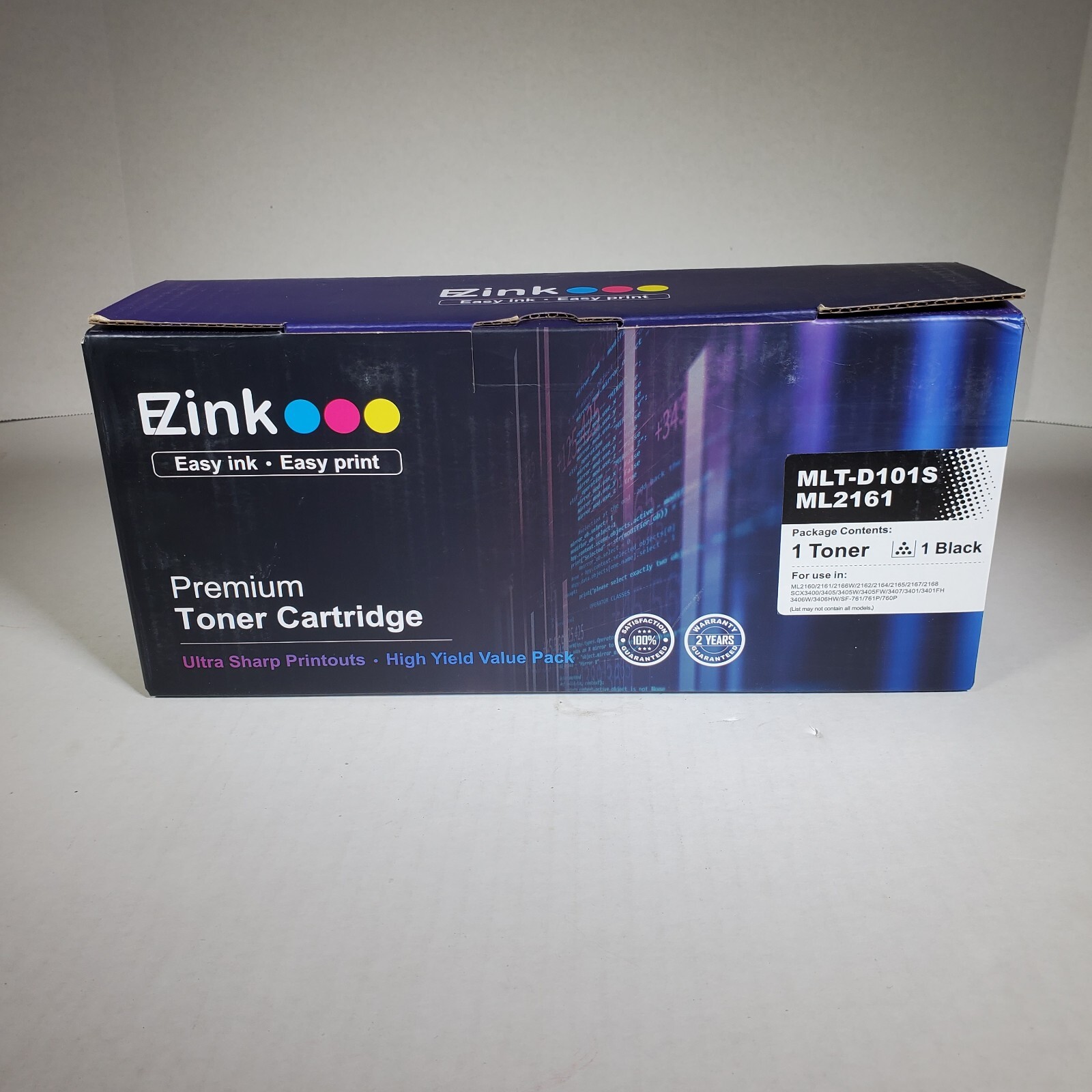 EZink Premium Toner Cartridge Black MLT-D101S; ML2161