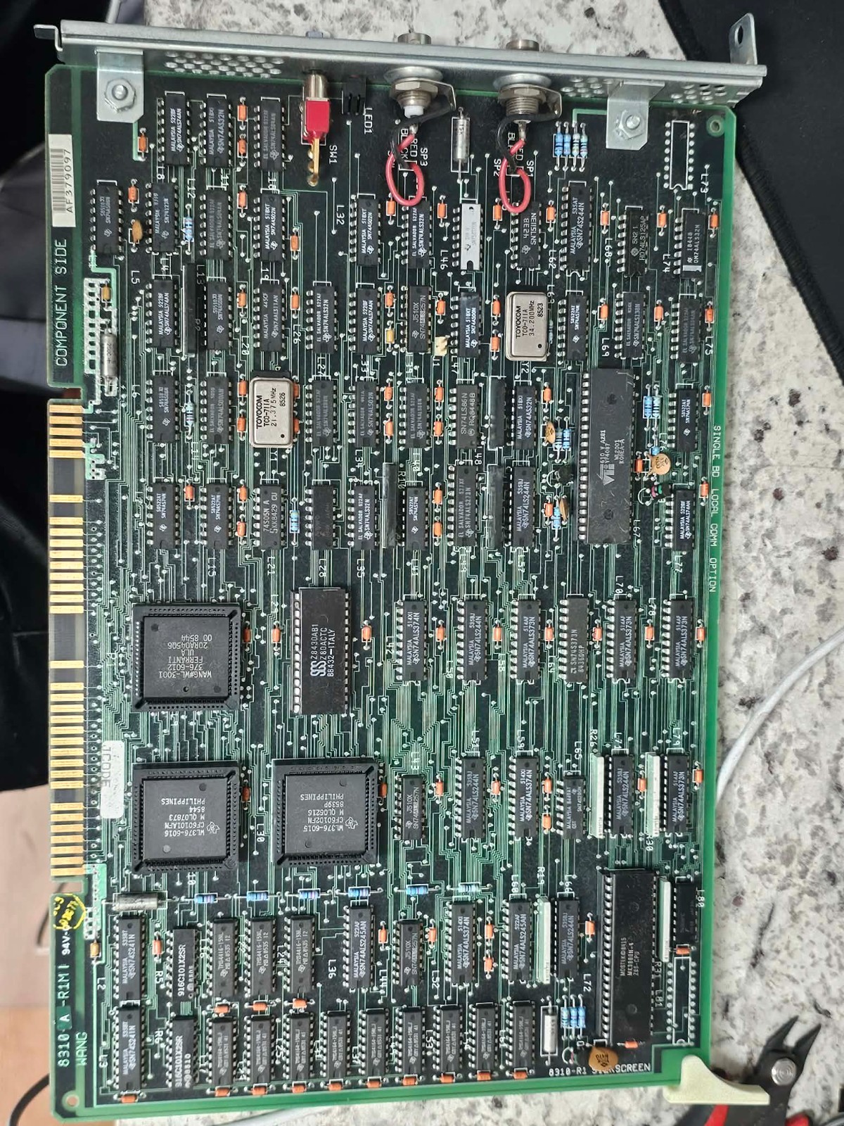 Vintage Retro Wang PC-S5-3 Single Board Local Communication option PC-PM141 Z80