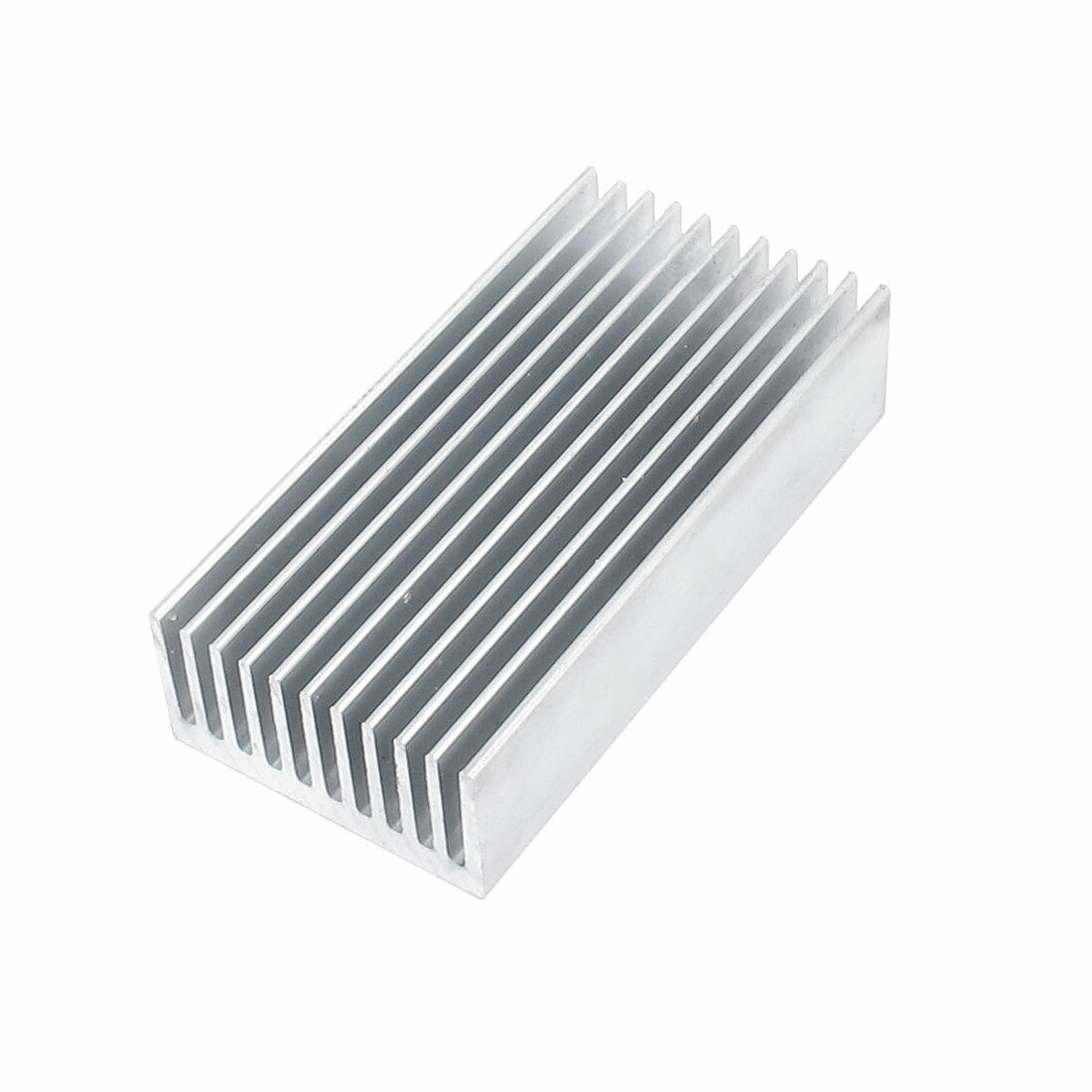 Silver Tone Aluminum Heatsink Heat Diffuse Dissipation Cooling Fin 80x40x20mm