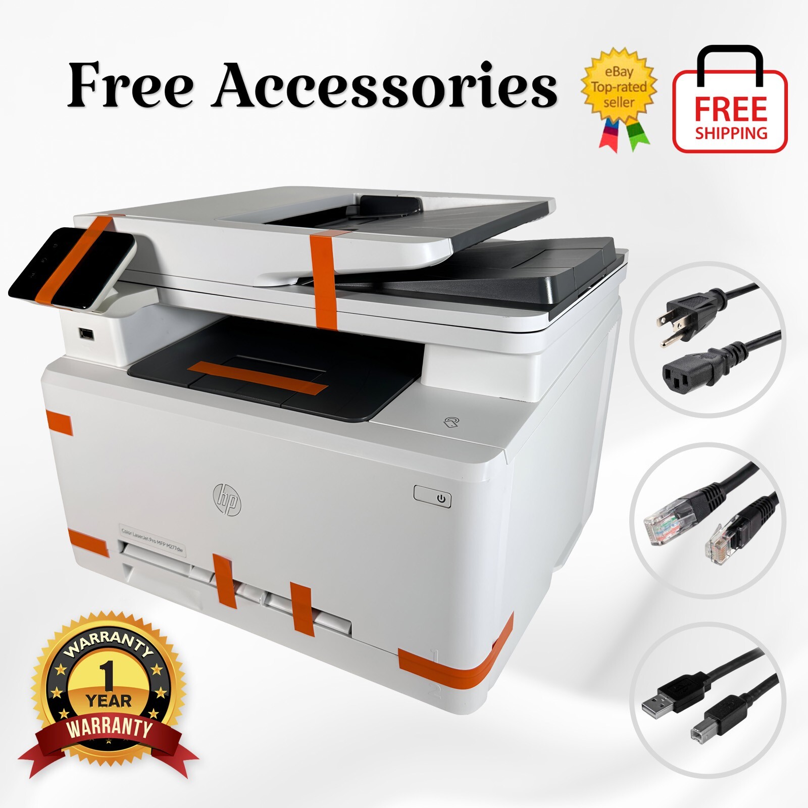 MINT💯HP Color LaserJet Pro MFP M277dw B3Q11A Print Copy Scan Fax Laser Printer