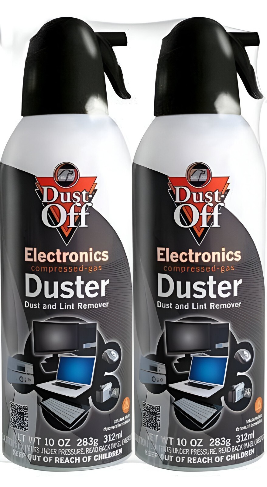 Falcon Dust Off 10 oz Electronic Compressed Gas Duster Air Duster (Choose Count)