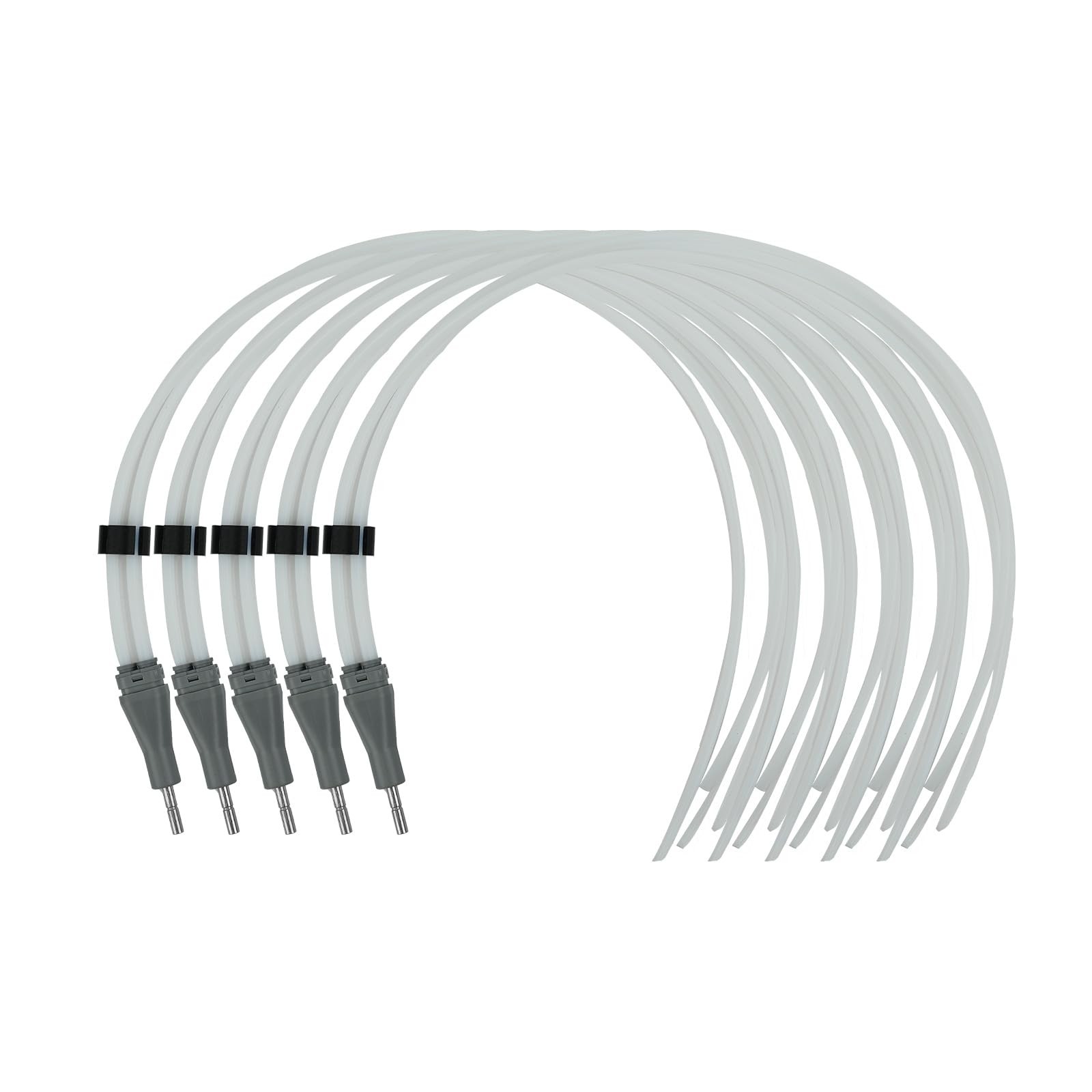 FLASHFORGE AD5X 4-in-1 PTFE Tube, 5-Pack, Durable Filament Guide Tube White