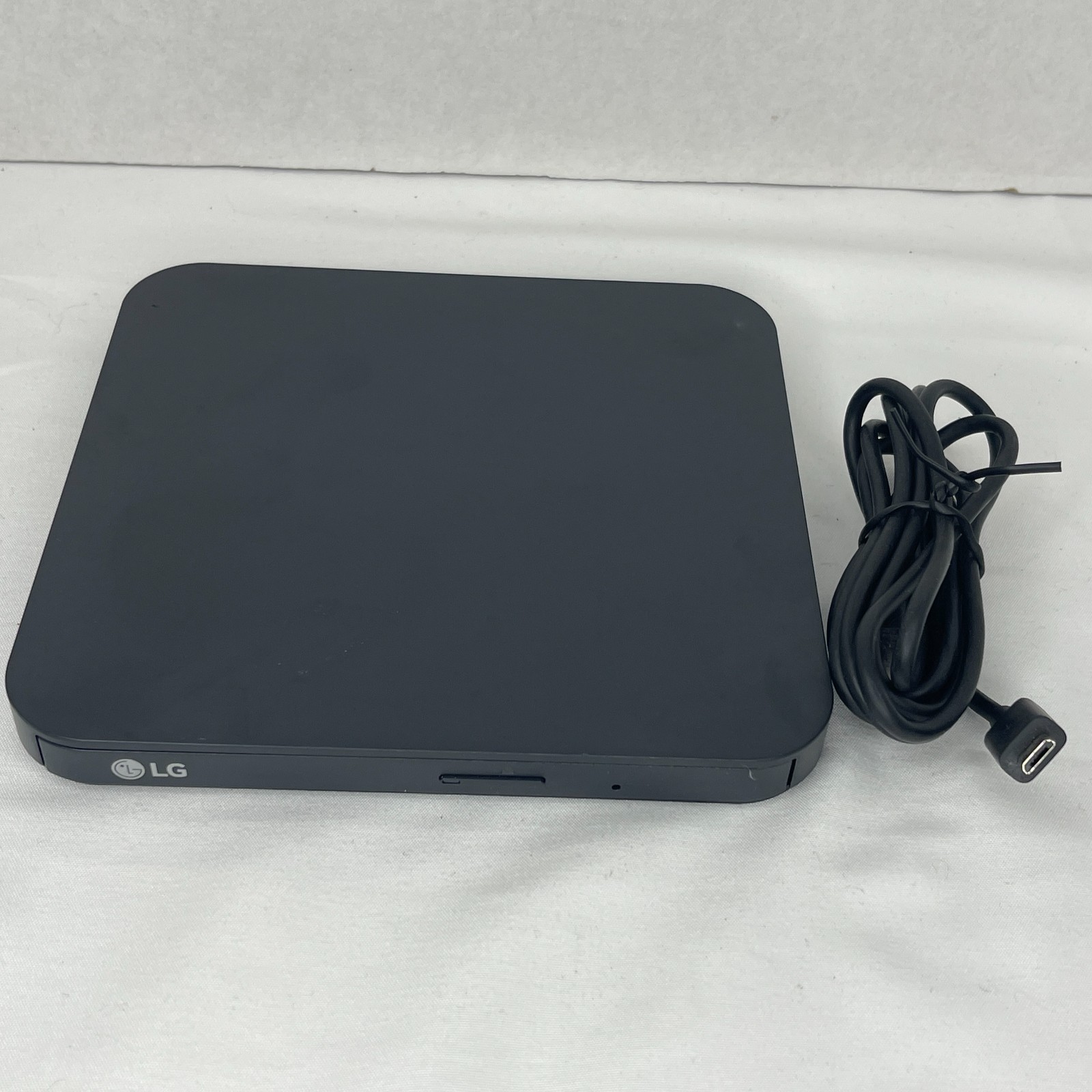 LG SP80NB80 Slim Portable DVD Writer External USB Drive Black Power Tested