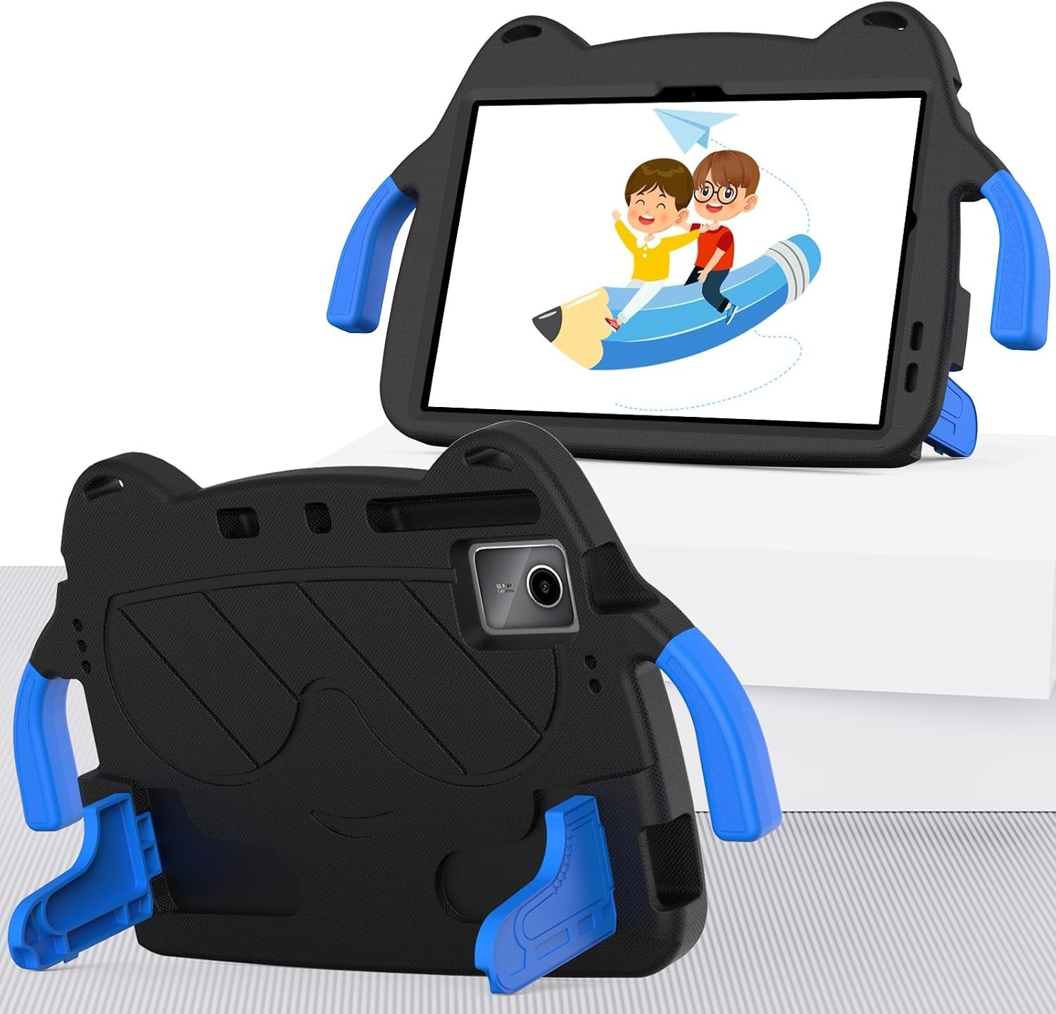 For Motorola Moto Pad 2026 11-Inch Shockproof EVA Foam Cover Handle & Kickstand