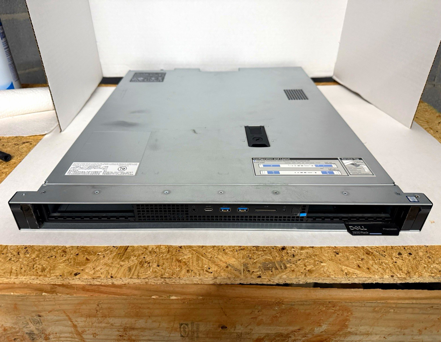 Dell Precision 3930 Rack 1U Workstation Server - No Drives - Untested AS-IS