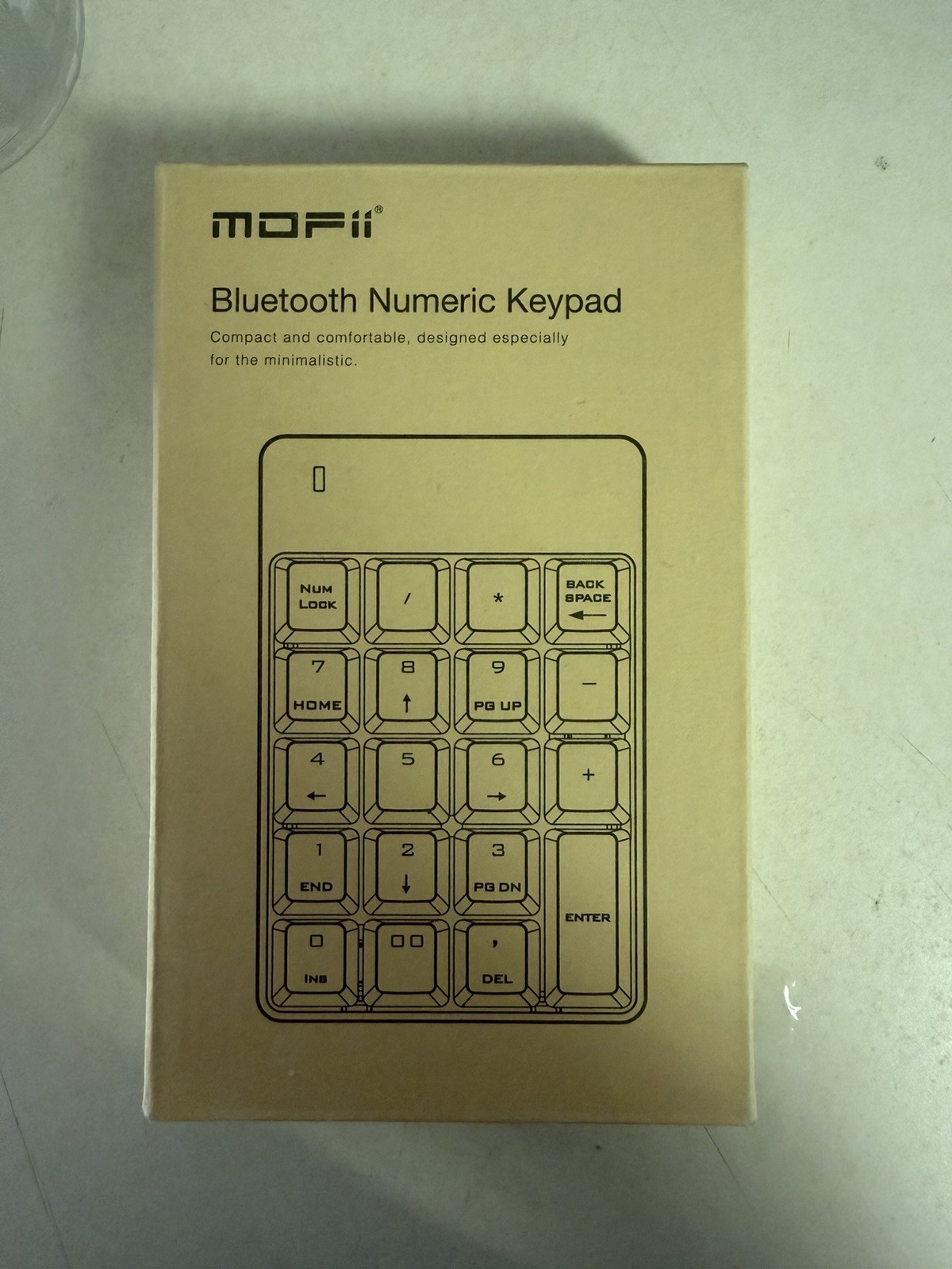 Mofii Bluetooth 5.1 Wireless Number Pad -Numeric Keypad Silent 19 Keys Wireless