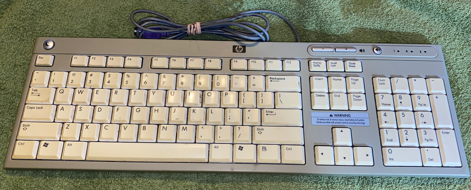 HP 5137 MEDIA CENTER PAVILION VECTRA SERIES US ENGLISH PS/2 KEYBOARD 5188-0992