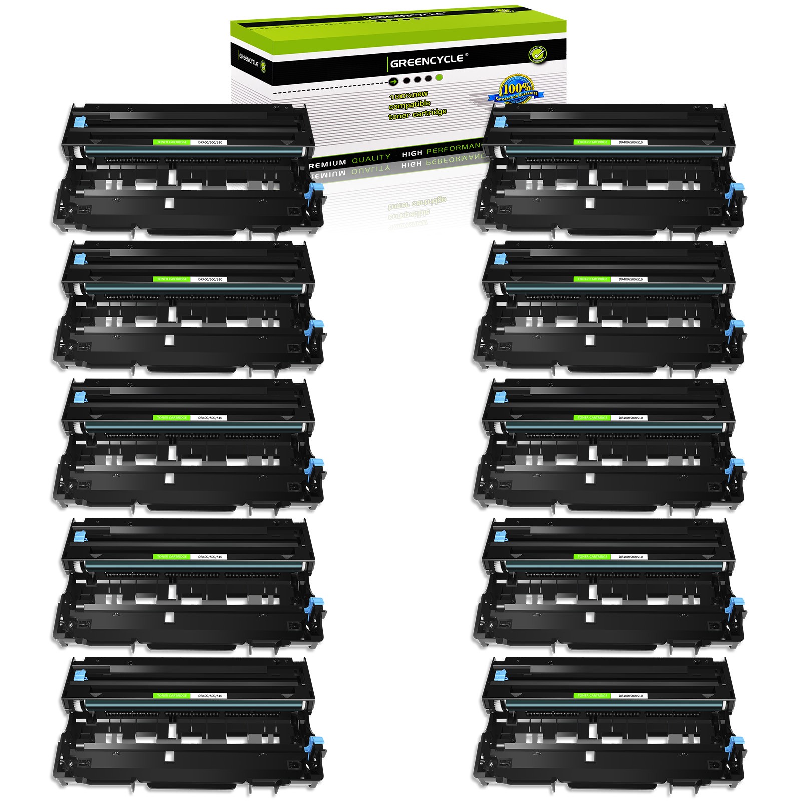 10PK Drum Unit Compatible with Brother DR-500 DCP-8025D /DN HL-5050 /LT 1850 /LT