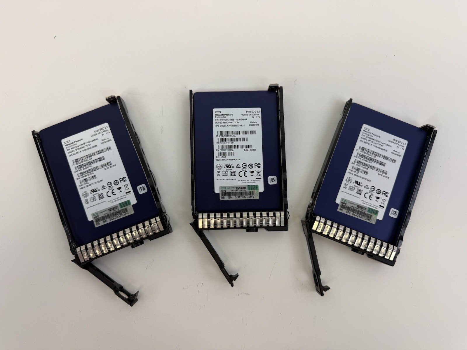 HPE 1.92TB 2.5” SSD 5100 ECO 6Gb/s - 870667-004