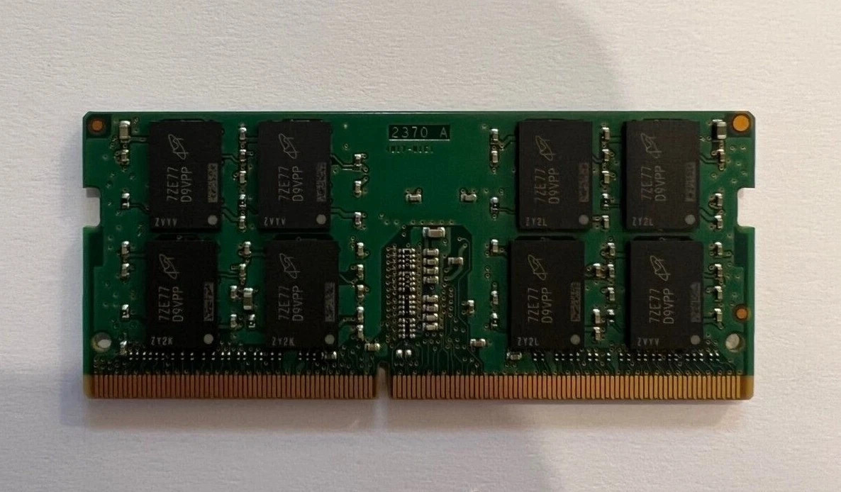 GREEN - MICRON 16GB 2400MHZ PC4-19200 NON-ECC 1.2V SODIMM 2RX8 LAPTOP MEMORY
