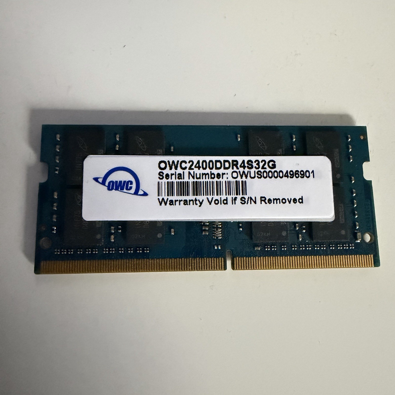 OWC 32GB DDR4 RAM Module - OWC2400DDR4S32G - Working Pull
