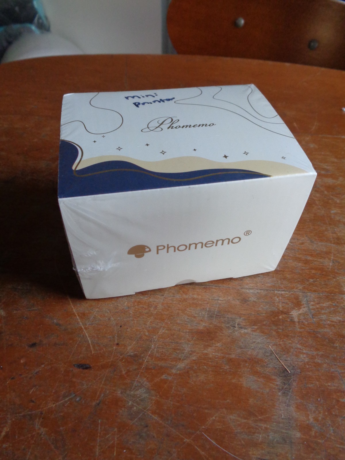 Phomemo T02 Thermal Photo Printer Print Pod Sticker Printer + 3 Roll Paper Gift