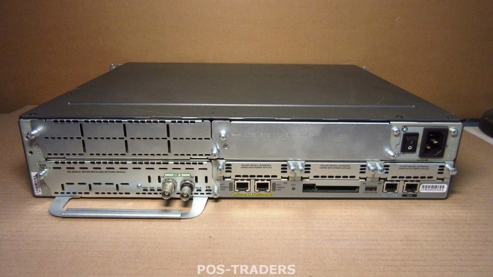 Cisco 3700 Series 3725 MultiService Router 2-Port 10/100 INCLUDING 1X ATM 1A-E3