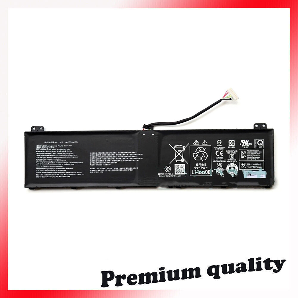 New AP21A7T AP21A8T AP21A5T Battery for Acer Nitro 5 AN517-55 Helios 300