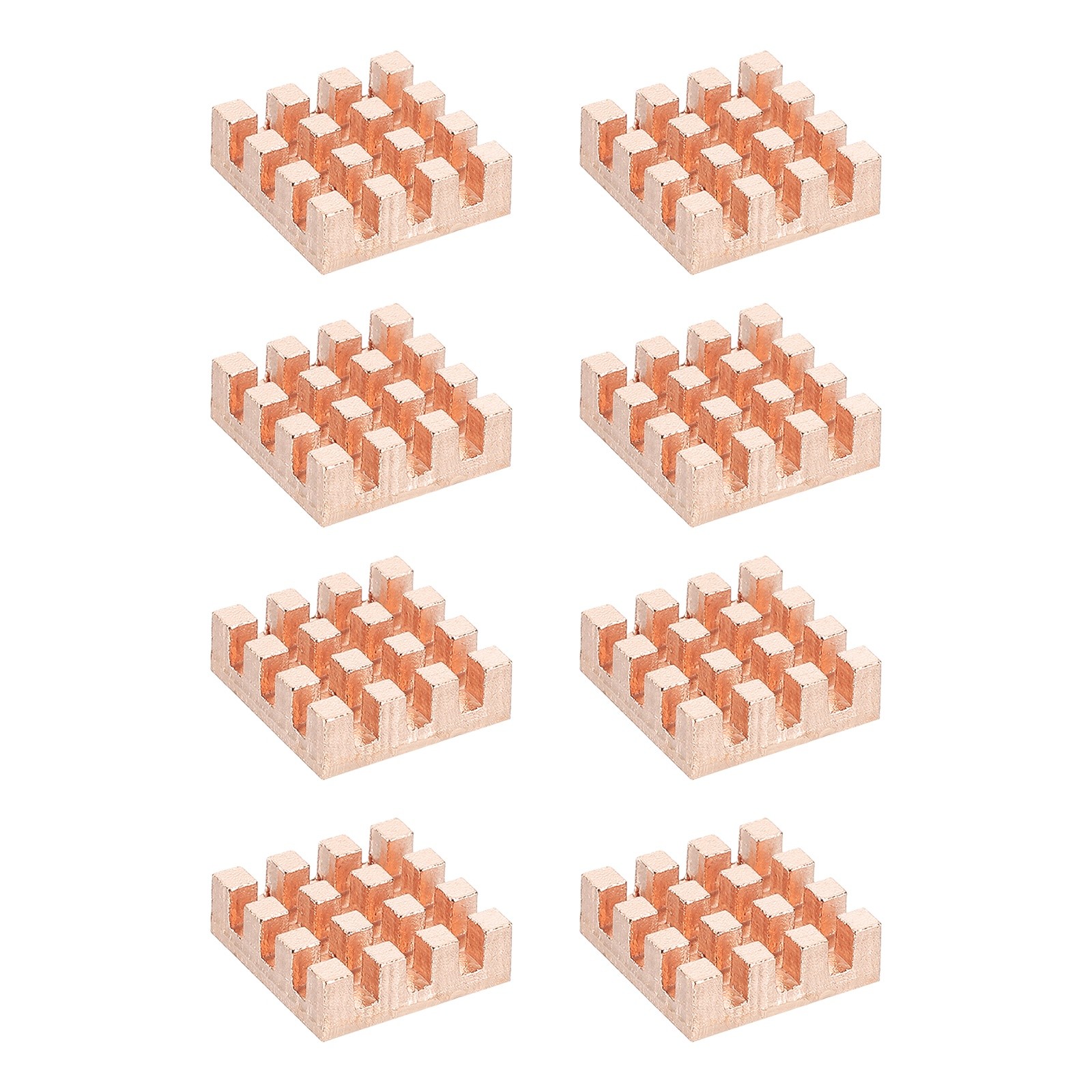 Copper Heatsink 12x12x4mm 8 Pcs Heat Sink Cooler Radiator