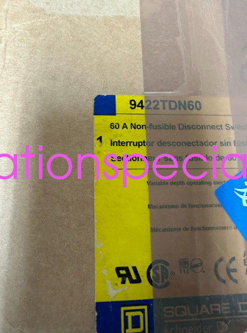 1PCS NEW SQUARE D 9422-TDN60  shipping Via DHL/Fedex